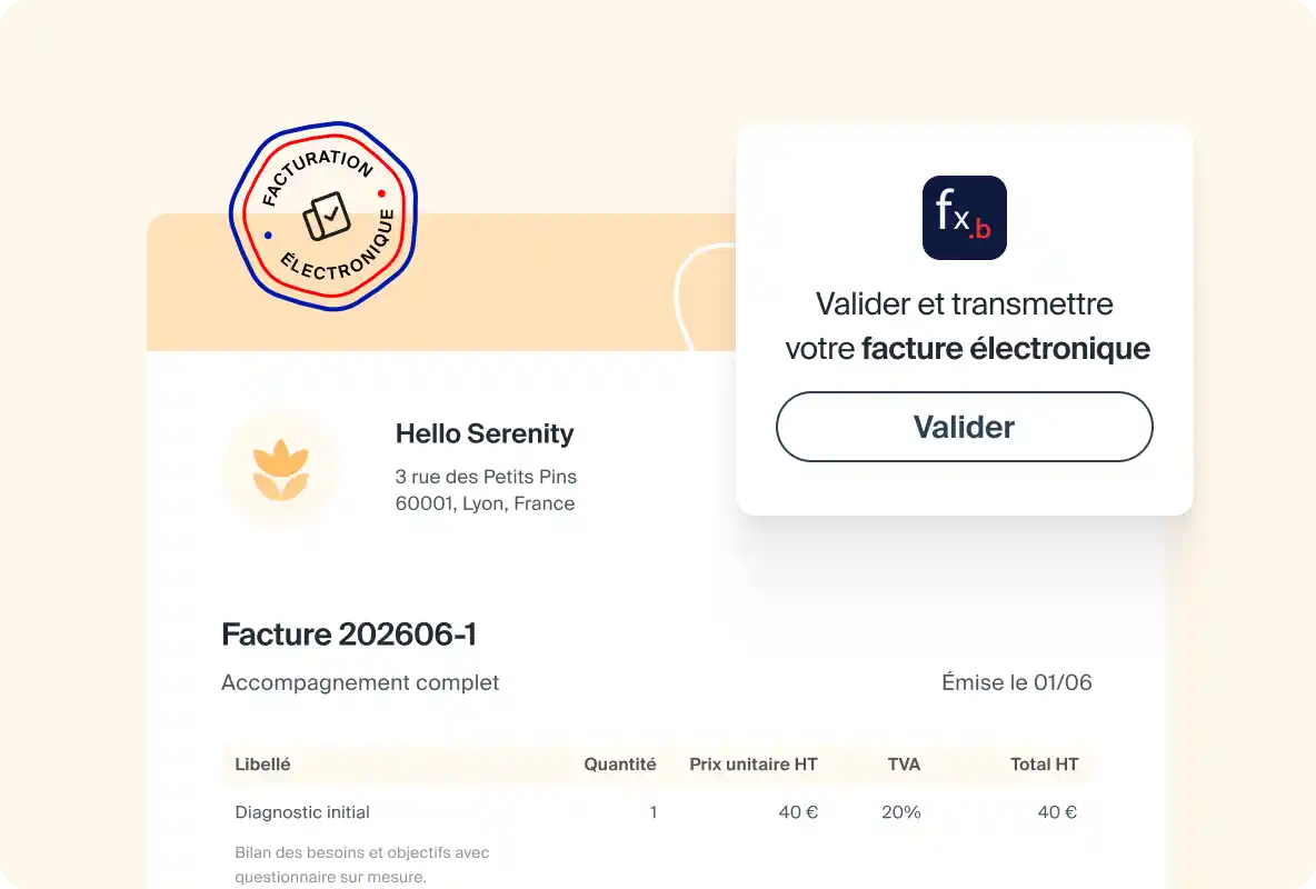 Création de facture personnalisée dans Indy